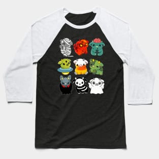 Halloween Cow Baseball T-Shirt